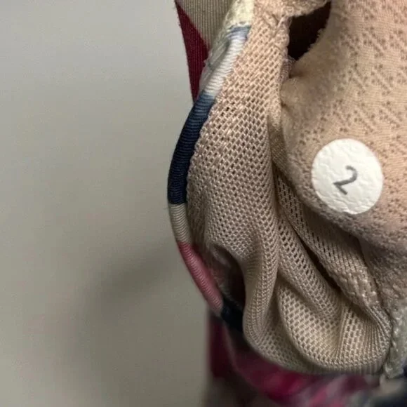 Lululemon Free To Be Bra Inky Floral Ghost Inkwell Bumble Berry / Inkwell - Picture 5 of 6